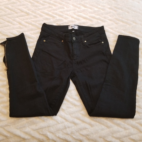 PAIGE Denim - Paige Ankle Skinny Jean with Zipper Deatail sz 27